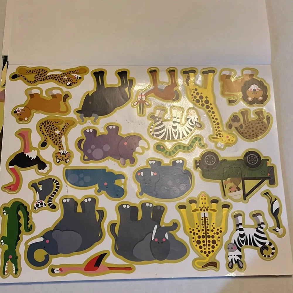 Reusable Sticker Pad: Habitats